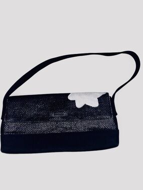DKNY BLACK Woven Shoulder Bag